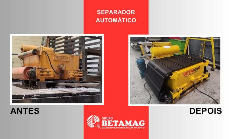 Imagem ilustrativa de Reparo de separador magnético